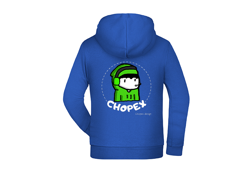 Otroski pulover temno modra zadaj Otroški pulover Chopex